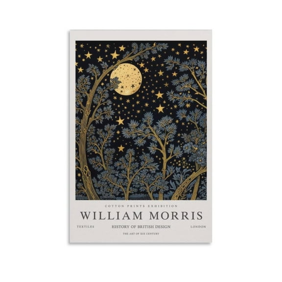 William Morris Print Painting (9) Gifts Canvas Painting Poster Wall Art Decorative Picture Prints Modern Decor 12x18inch(30x45cm)