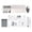 White, variant on 32 In 1 Cleaning Toolkit With Essential Tools To Maintain Electronics Like Laptops Keyboards And Earphones