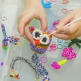 thumbnail image 5 of 3000Pcs Loom Rubber Band Kit with 125Pcs S-Clips and 5Pcs Hook, Blue, 5 of 6