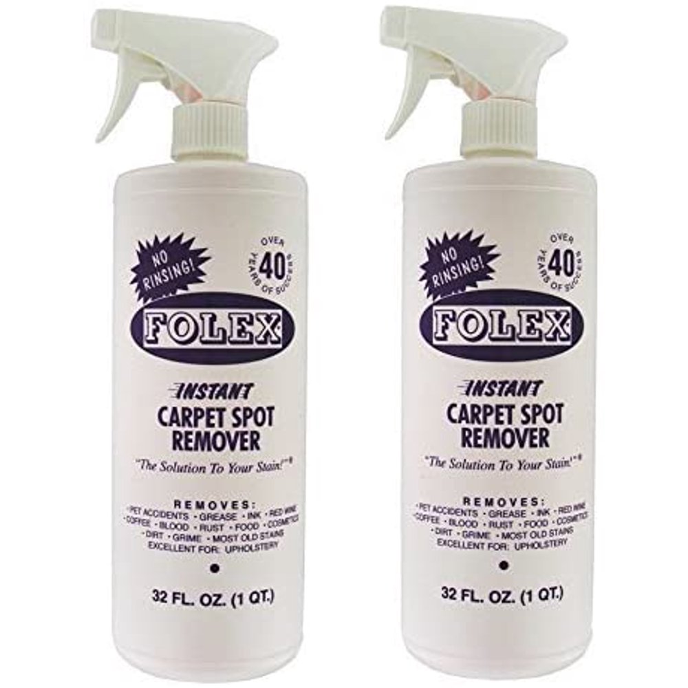 Folex Instant Carpet Spot Remover (32oz, Pack of 2), 64 Fl Oz