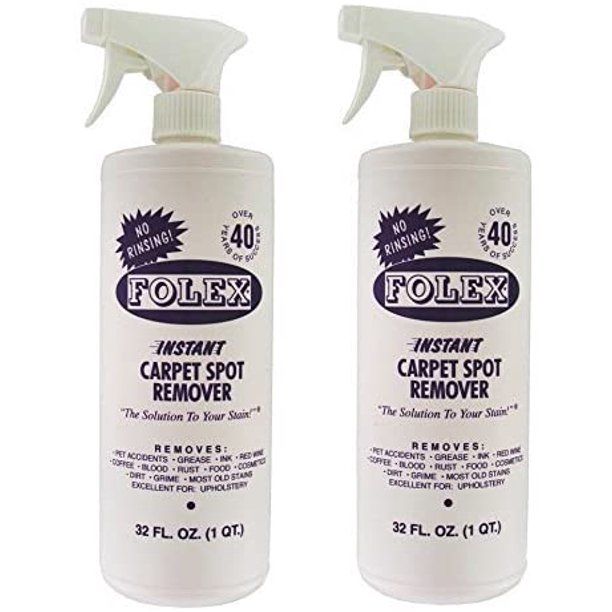Folex Instant Carpet Spot Remover (32oz, Pack of 2), 64 Fl Oz Walmart