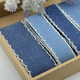 thumbnail image 4 of Malla de Gallo Cinta de Encaje para Navidad Azul Claro y Azuil, 4 of 9