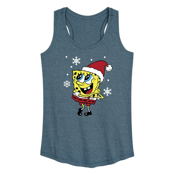SpongeBob SquarePants - Dear Santa - Women's Racerback Tank Top