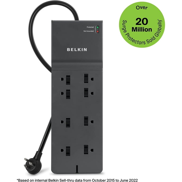 Professional Series SurgeMaster Surge Protector, 12 AC Outlets, 10 ft Cord, 3,996 J, Dark Gray Professional Series SurgeMaster Surge Protector, 12 AC Outlets, 10 ft Cord, 3,996 J, Dark Gray