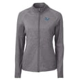 thumbnail image 2 of Women's Cutter & Buck  Heather Black MTSU Blue Raiders Adapt Eco Knit Heather Recycled Full-Zip Jacket, 2 of 3