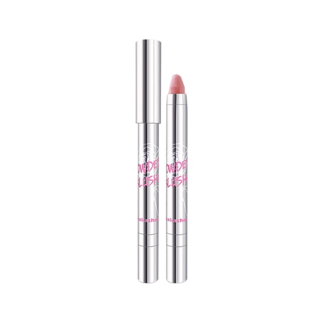 FcBaudy Blush for Cheeks, Rose Powder Blush Atmospheric Blush Stick Eye And Cheek Purpose Cream To Powder Eye Stick Easy To Blush Stick Eye Makeup For Girls a blush