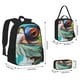thumbnail image 2 of Easygdp Stylish Sunglasses Iguana Mochila para Niños y Niñas con Set de Caja de Almuerzo y Estuche para Lápices 3 en 1, Mochila Escolar Estampada para Adolescentes, 2 of 7