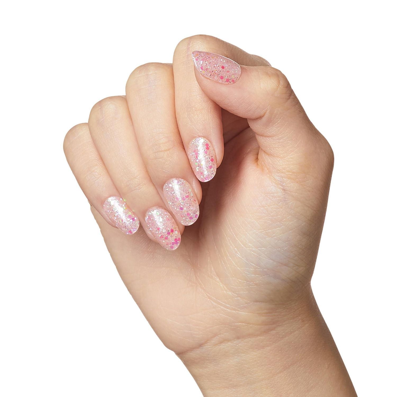 KISS Gel Fantasy - Fake Nails, 24 Count, Short, Oval, Gel Fantasy