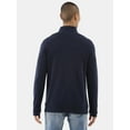 thumbnail image 2 of George Men's Quarter Zip Pullover with Long Sleeves, Sizes S-3XL, 2 of 5