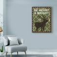 thumbnail image 3 of Trademark Fine Art 'Simple Living Holiday Be Merry' Canvas Art by Michael Mullan, 3 of 3