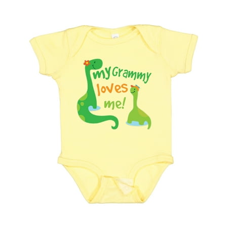 

Inktastic My Grammy Loves Me Grandson Boys Baby Bodysuit