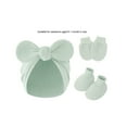 thumbnail image 3 of Soft Gloves Hand Mittens Nursery Hat Toddler Mitts Mittens Socks Hat Cotton Gloves Footwear for 0-2 Months, 3 of 9