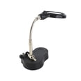 thumbnail image 3 of Magnifying LED Magnifying Magnifier Glass with Light On Stand Clamp Arm for Jewellery Making Black, 3 of 7