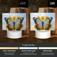 thumbnail image 3 of Cauagu Vibrant Butterfly And Sunflowers for Rectangle Acrylic Night Light - Acrylic Modern Bedside Light with LED Light Lamp Base - Decorative Night Lamp for Restaurant Bar Cafe Shop, 3 of 9