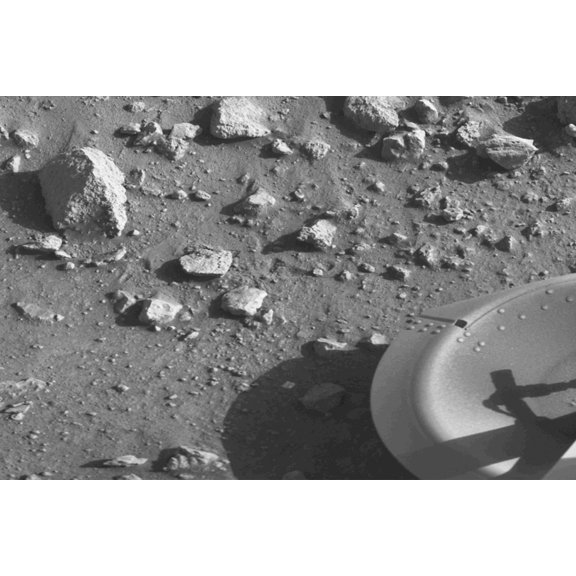 24x36 gallery poster, First image from surface of Mars, Viking 1 lander (July 20, 1976)