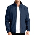 thumbnail image 2 of Garbnen Unisex UPF 50+ Sun Protection Jacket Full Zip Quick Dry Rash Gaurd Lightweight Outdoor Athletic Sun Shirt with Zipper Pockets for Men and Women Blue S, 2 of 5