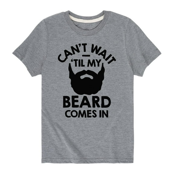 Instant Message - Can't Wait Til I get A Beard - Youth Short Sleeve Tee