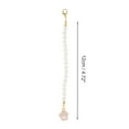 thumbnail image 2 of Unique Bargains 1 Pc Imitation Pearl Wolf Claw Cup Chain Charm Water Cup Pendant Pink Alloy, Imitation Pearl, 2 of 5