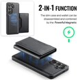 thumbnail image 6 of MAGKING Case For Samsung Galaxy A56 5G, RFID Blocking, PU Leather,Compatible With MagSafe Detachable 2 In 1 Wallet With Multi-Card Slots,Magnetic Protective Cover,Black,For Galaxy A56 (5G), 6 of 8