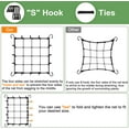 thumbnail image 3 of Home Times Trellis Netting 2x2 FT for Grow Tent, Heavy Duty Elastic Scrog Net with Hooks for Indoor Plant Growing Tents, Flexible Trellis Net Support for Hydroponics, Garden Climbing Plants, 3 of 7