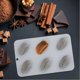thumbnail image 3 of Coffee Bean Shape Silicone Mousse Mold 6-Cavity for DIY Chocolate Cake Desserts for Baking Candy Pudding Jelly Ice Cubes, 3 of 3
