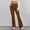 Coffee, variant on Womens Casual Summer Solid Elastic High Waist Slim Pants Yoga Sports Horn Casual Pants Running Sports Pants Womens Plaid Pants Casual Dress Pants for Women Tall Womens Flax Pants 90s Pants