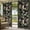 Black Pink, variant on Outdoor Curtains for Patio Waterproof, Black Spring Floral Outdoor Privacy Panels Grommet, Elegant Pastoral Flowers Birds Retro Art Blackout Outside Curtains for Porch/Cabana 54"x84", 2 Panels