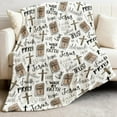 thumbnail image 5 of Yippzo Soft Christian Bible Jesus Throw Blanket, Inspirational Scripture & Cross Flannel, Cozy All-Season Decor, Thoughtful Thanksgiving Easter Gift, 5 of 7
