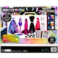 thumbnail image 3 of Tara Toy: Monster High Fangtastic Fashion Designer - Doll Dress Outfit Kit, Customize W/ Neon Markers & Embellishments, Ghoulish Craft, Kids Ages 3+, 3 of 6