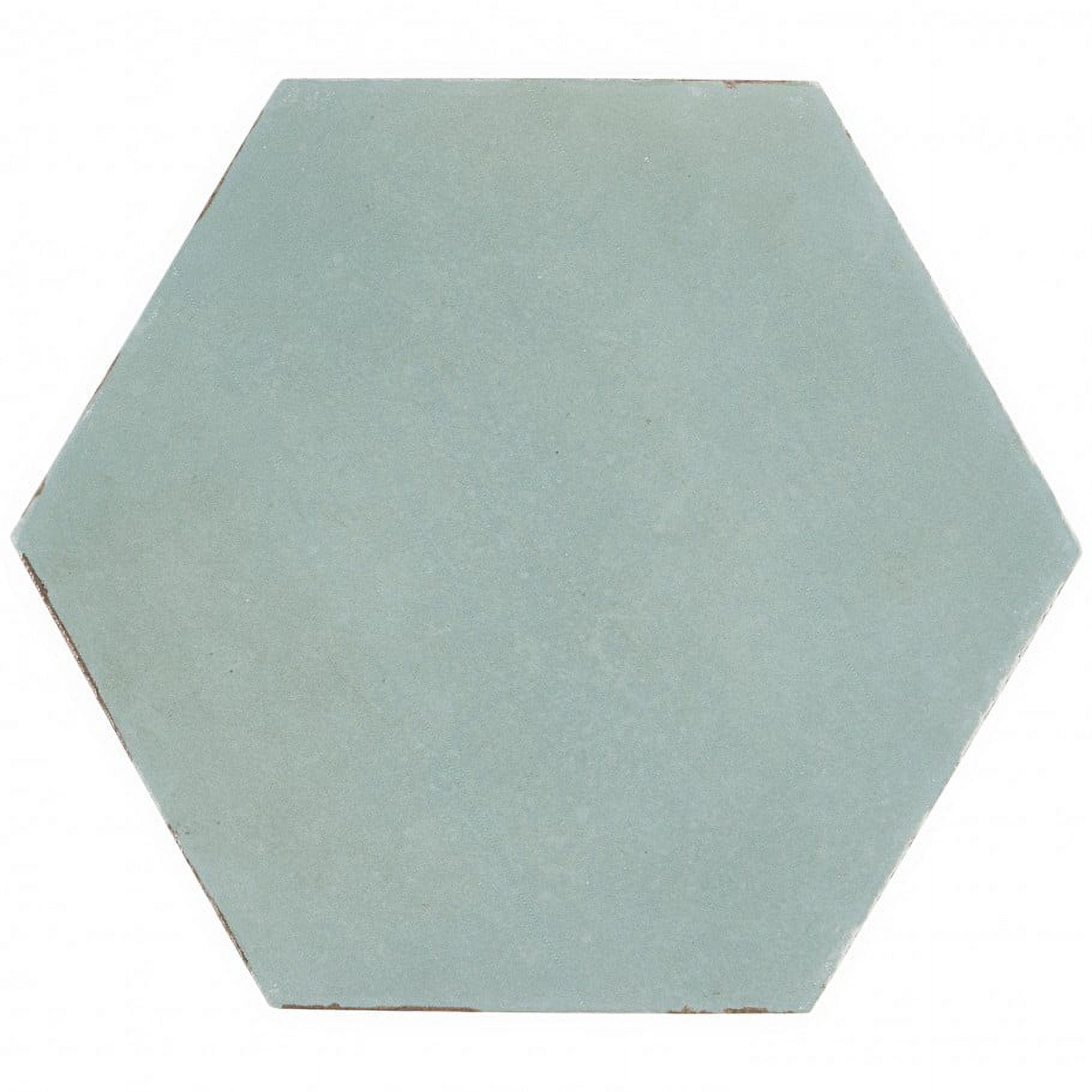 Bond Tile Palo Alto Hex Ocean Blue 5.5 in. x 6 in. Porcelain Floor and Wall Tile (5.38 Sq. Ft. / Case)