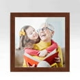 thumbnail image 4 of 24x24 Brown Real Wood Picture Frame Width 1.25 inches | Interior Frame Depth 0.5 inches | Galvin, 4 of 8