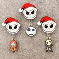 thumbnail image 2 of Funny Christmas Jack Hat Man Style Rotate Badge Reel Nurse Workers Enfermera ID Holder Retractable Card Holder Accessory black, 2 of 6