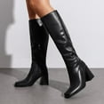 thumbnail image 5 of BURUDANI Women's High Block Heel Knee-High Boots, 5 of 5