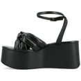 thumbnail image 2 of Journee Womens Lailee Buckle Platform Sandals, 2 of 9