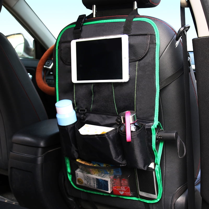 FrontTech Car Seat Back Organizer with Tablet Holder and Multi Storage