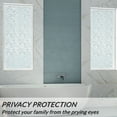 thumbnail image 2 of VELIMAX Window Privacy Film Decorative Glass Film Frosted Window Cling Removable Window Decal Vinyl Opaque Window Tint Sun Blocking for Bathroom Home Office (17.7 x 157.4 inches), 2 of 7