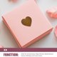 thumbnail image 2 of 900 pegatinas con forma de corazón para rascar, para fiestas y banquetes (color aleatorio), 2 of 6