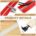 thumbnail image 3 of Floor Cord Cover 4ft, Extension Cord Hider for Floor Cable Management 0.47" W x 0.24" H, Grey, 3 of 5