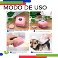 thumbnail image 2 of Cepillo Masajeador De Silicona Con Dispensador De Shampoo Para Mascotas  Xtellar rosa, 2 of 4