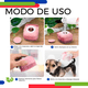 thumbnail image 2 of Cepillo Masajeador De Silicona Con Dispensador De Shampoo Para Mascotas  Xtellar rosa, 2 of 4