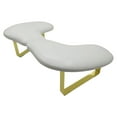thumbnail image 1 of Almohada de mano para decoración de uñas, soporte de mano para decoración de uñas en forma de U, con inclinación de 15 degree, accesorios para mesa de uñas Blanco, 1 of 8