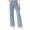 Light Blue, variant on Women's Jeans High Rise Staright Leg Fashion Comfortable Casual Versatile Pocket Straight Leg Trousers Long Pants