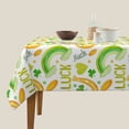 thumbnail image 3 of Wukai St Patrick's Day1 Waterproof Tablecloth for Kitchen Dining, Fits Square Tables for 2-4 Seats -60"x60", 3 of 7