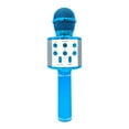thumbnail image 1 of WS858L Wireless Bluetooth Karaoke Microphone with Colorful LED Lights, 1200mAh Rechargeable Battery, 5W Output, Voice Change Modes (Original/Male/Female/Devil/Kids Voice), Noise Reduction Sponge, 1 of 6