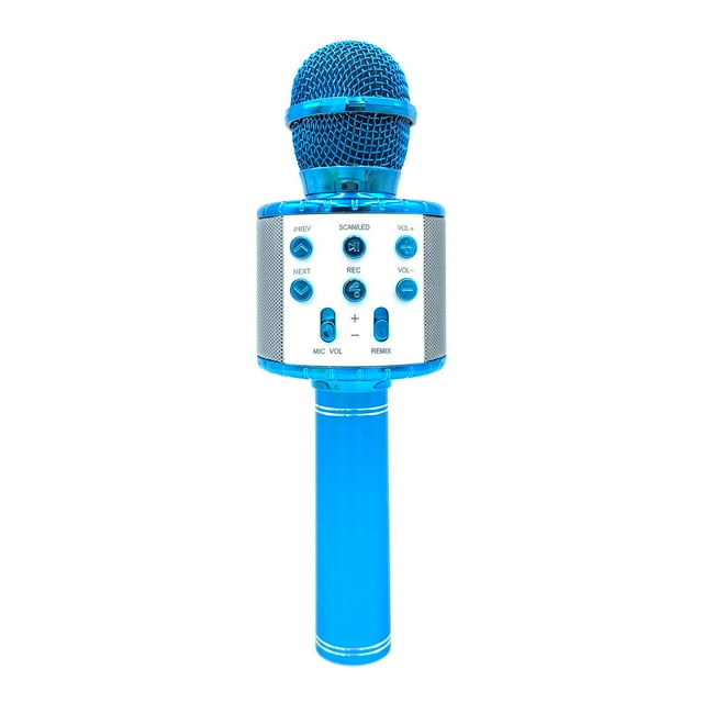TFixol Wireless Microphone for Singing Recording with Colorful LED Lights Handheld BT Microphones Kids Karaoke Microphone Home KTV Player for Home Party 5 Variable Sounds