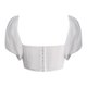 thumbnail image 2 of Gibobby Corsé exterior de chaleco pequeño con sentido de encaje de moda sexy para mujer(Blanco,G), 2 of 3