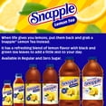 thumbnail image 5 of Snapple Natural Lemon, Bottled Tea Drink, 64 fl oz, 5 of 12
