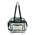 thumbnail image 5 of Eastsport Unisex Clear Stadium Approved Tote Black, 5 of 8