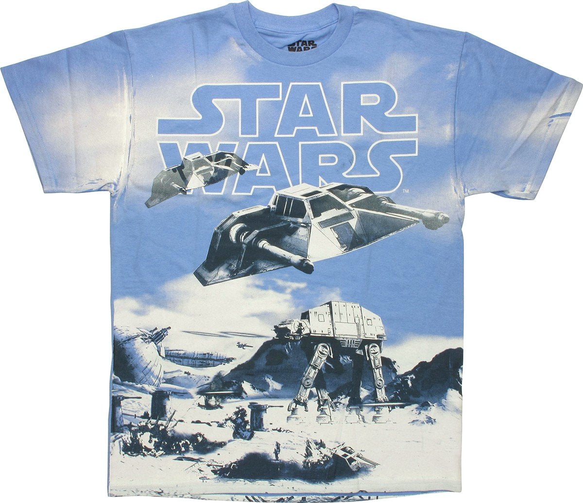 Star Wars Star Wars Hoth Battle T Shirt Walmartcom - roblox heli wars t shirt laptop skin