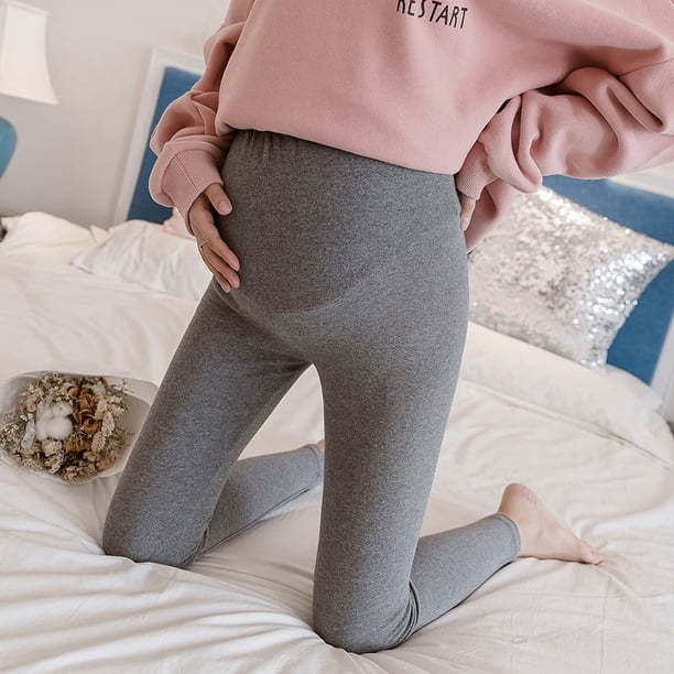 Pantalones de mujer embarazada, leggings de primavera y otoño, pantalones de soporte abdominal, pantalones cortos para mujer embarazada, pantalones ajustados